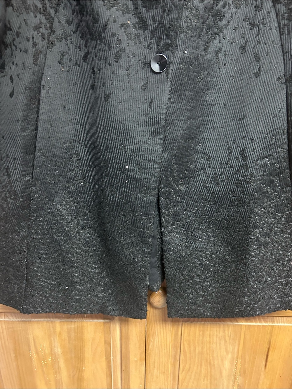 Chico’s Black Tweed and Sequin Winter Jacket - Picture 2 of 8